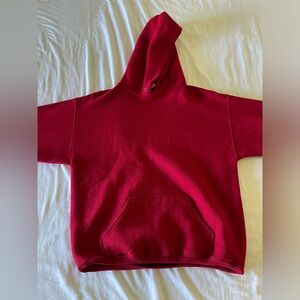 90s Cherry Red Hoodie